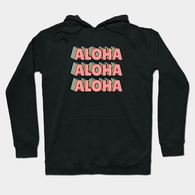 Aloha Pastel Vibes Hoodie by lukassfr